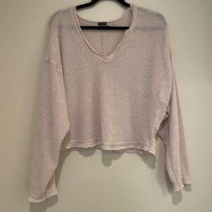 urban outfitters sheer sweater!